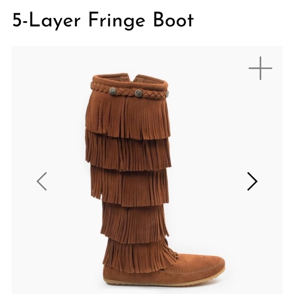 5-Layer Fringe Minnetonka Boots - Picture 6 of 7